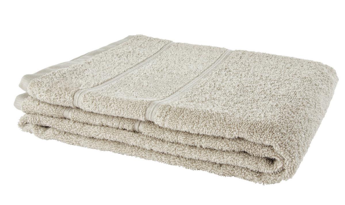 OSUŠKA DO SPRCHY Melanie, 70/140cm, světle šedá - šedobéžová, textil (70/140cm) - Modern Living