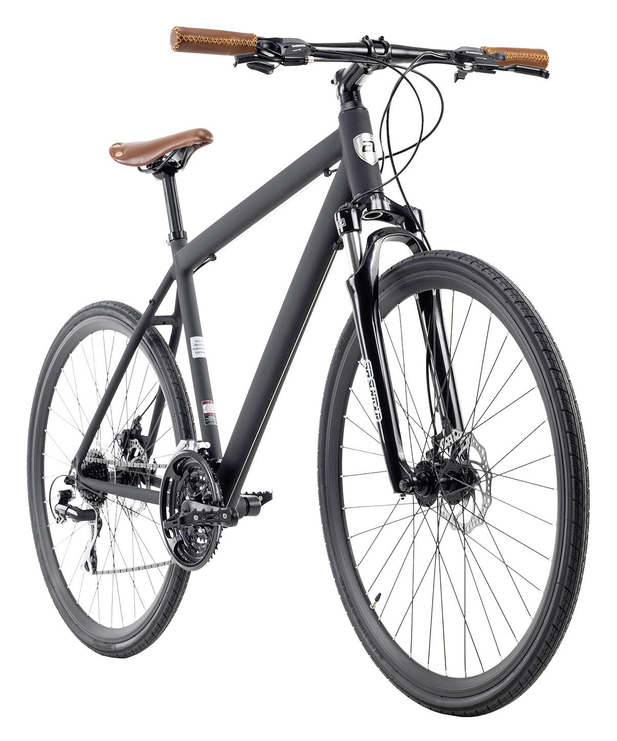 Herren Citybike 28 Zoll Urban-Bike 24 Gänge - Schwarz, Basics, Metall (180/100/70cm)