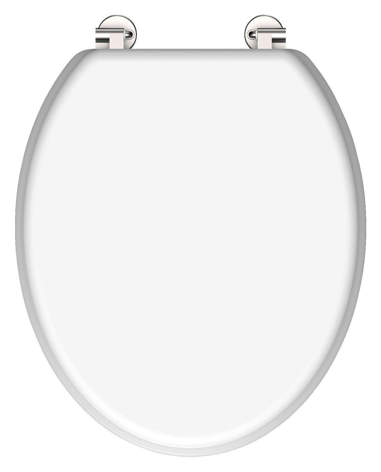 Wc-ülőke 84000 - fehér, Konventionell, faalapú anyag (38,0/44,0cm) - Best Price