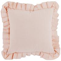 Dekorační polštář Ruschen, 45/45cm, růžová - růžová, Romantický / Rustikální, textil (45/45cm) - Modern Living