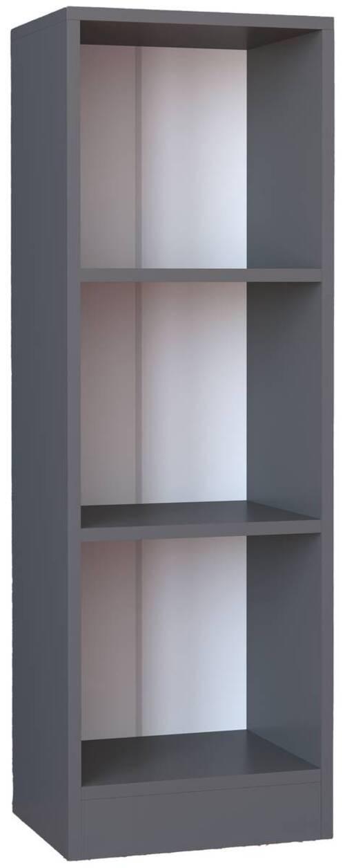 Regál Dilos š: 38 cm, antracitový - antracitová, Moderní, kompozitní dřevo (38/114/30cm) - MID.YOU