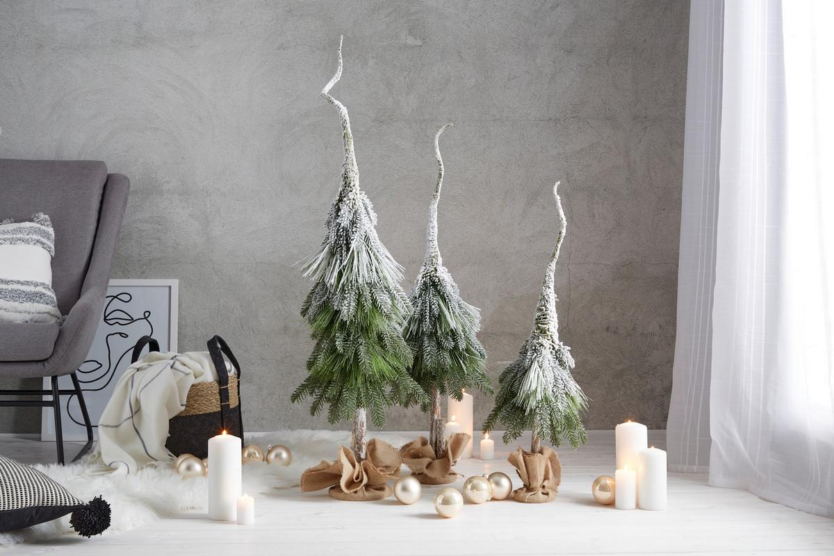 Dekor Fa Dawina - barna/fehér, Basics, műanyag/fa (30/120cm) - Ondega