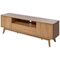 Lowboard Wave TV 170 B: 169,5 cm Eichefarben - Eichefarben, MODERN, Holzwerkstoff (169,50/54,5/40cm) - Livetastic
