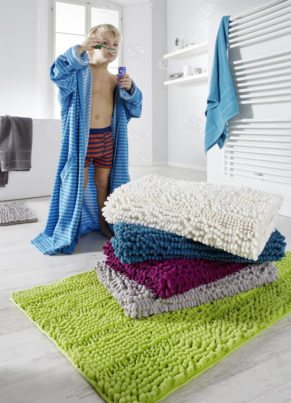 KÚPEĽŇOVÁ PREDLOŽKA Uwe, 60/100cm, biela - biela, textil (60/100cm) - Modern Living