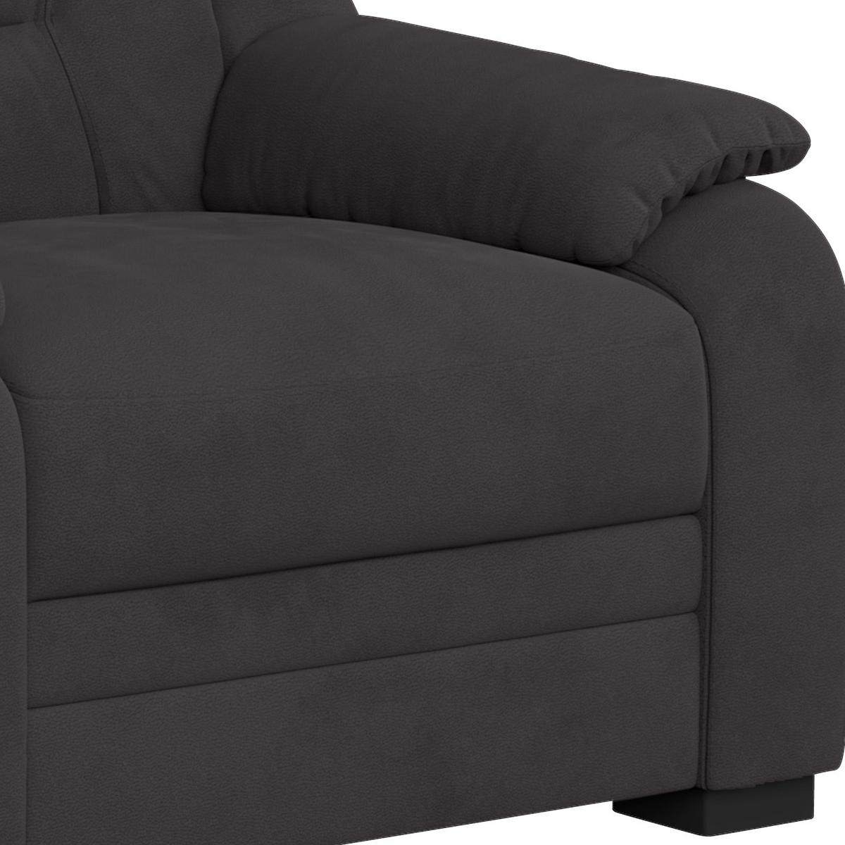 2-sitzer-sofa Marcus Sparta Anthrazit - Anthrazit/Schwarz, Basics, Textil (138/99/99cm) - MID.YOU