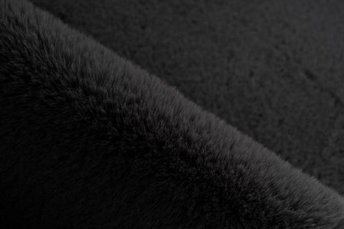 Kunstfell Rabbit Anthrazit 60x180 cm - Anthrazit, Trend, Textil (60/180cm) - Kayoom