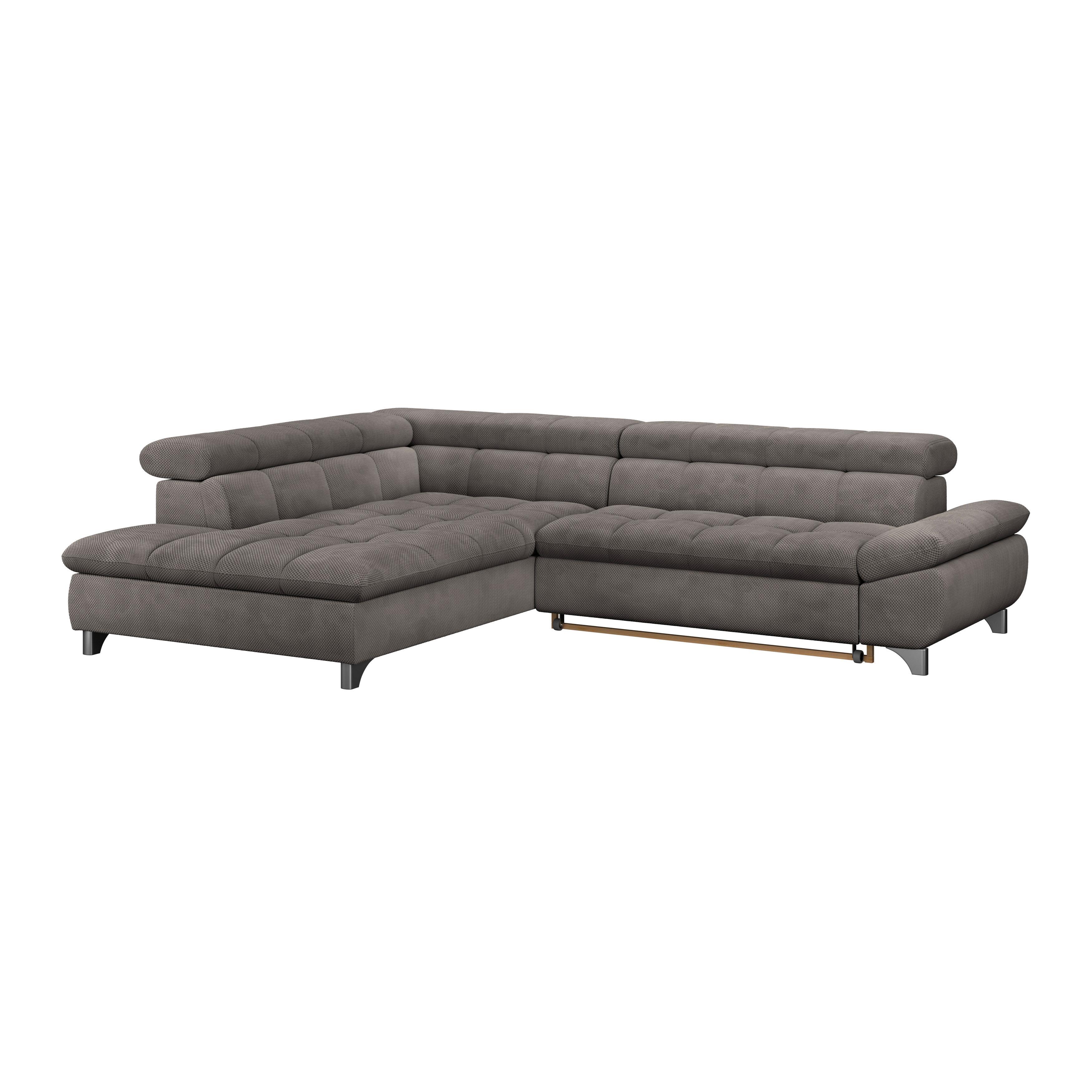 Ecksofa Gemini Braun, B: 234cm