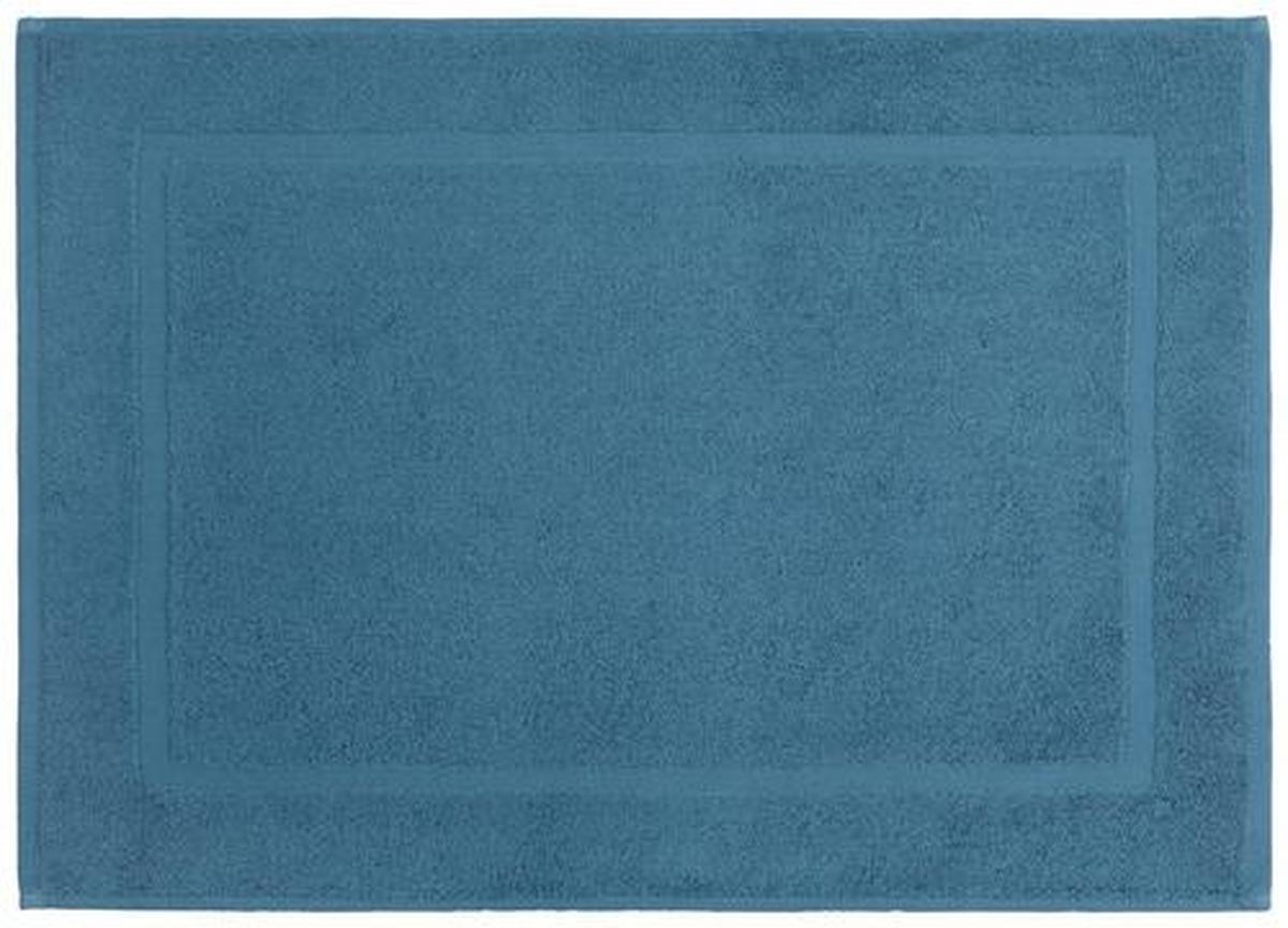 KÚPEĽŇOVÁ PREDLOŽKA Melanie, 50/70cm, petrolejová - petrolejová, textil (50/70cm) - Modern Living