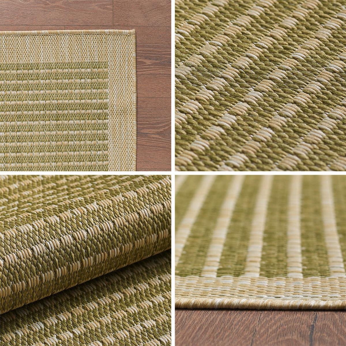 Outdoor-Teppich Giza Grün 120x170 cm, In- & Outdoor - Grün, Basics, Textil (120/170cm) - Novel