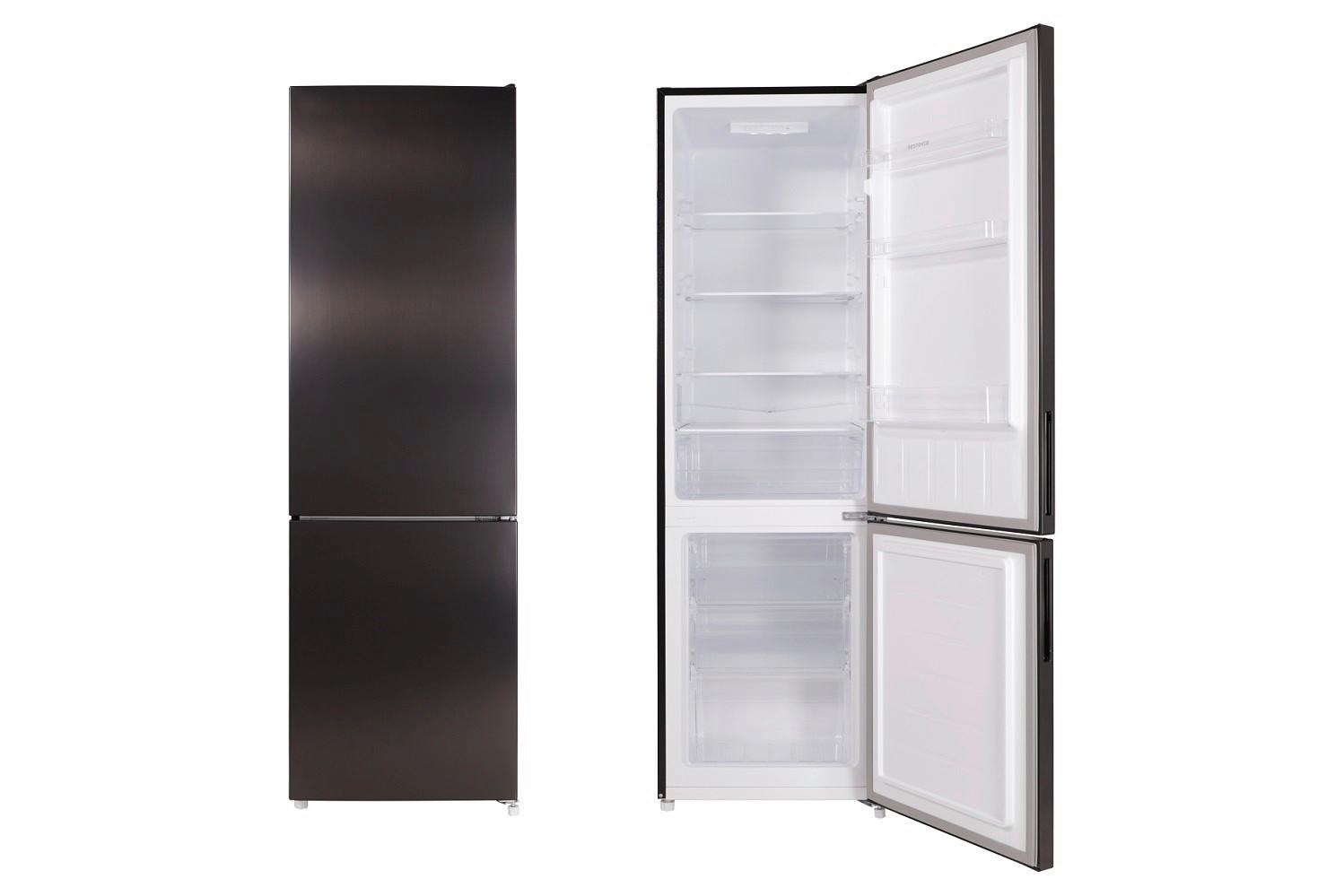 Kühl-Gefrier-Kombination Gotland Dunkelgrau 187 L - Dunkelgrau, Basics, Glas/Kunststoff (54/176/55cm) - Respekta