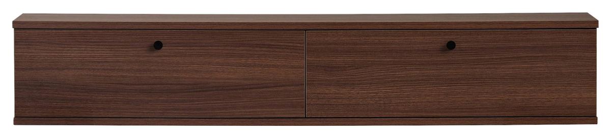 TV-ELEMENT Walnussfarben B: 140cm - Walnussfarben, MODERN, Holzwerkstoff (140/25/25cm)