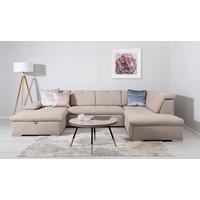 Wohnlandschaft Ramzes Beige U: 173x328x215 cm - Beige/Grau, Design, Textil (173/328/215cm) - MID.YOU