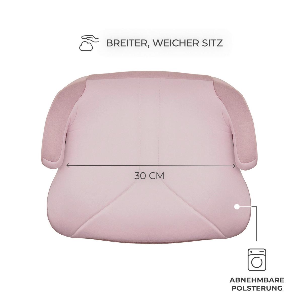 Autositzerhöhung pink I-BOOST 2 - Pink, Basics, Kunststoff (39/40cm) - Kinderkraft