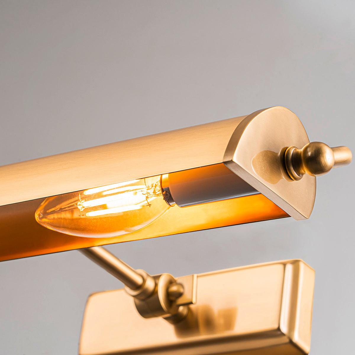 Képmegvilágító Lámpa Winchfield-Plm-Ab - sárgarézszínű, Konventionell, fém (31,8/44,5/12,7cm) - Elstead Lighting