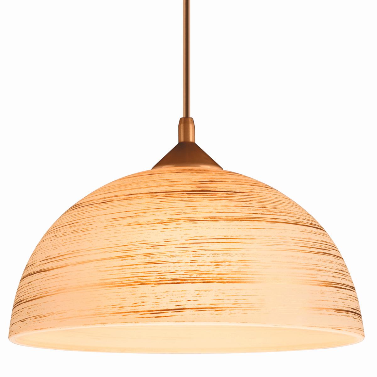 Pendelleuchte Goldfarben D: 30 cm - Goldfarben, Basics, Glas/Kunststoff (30/70cm)