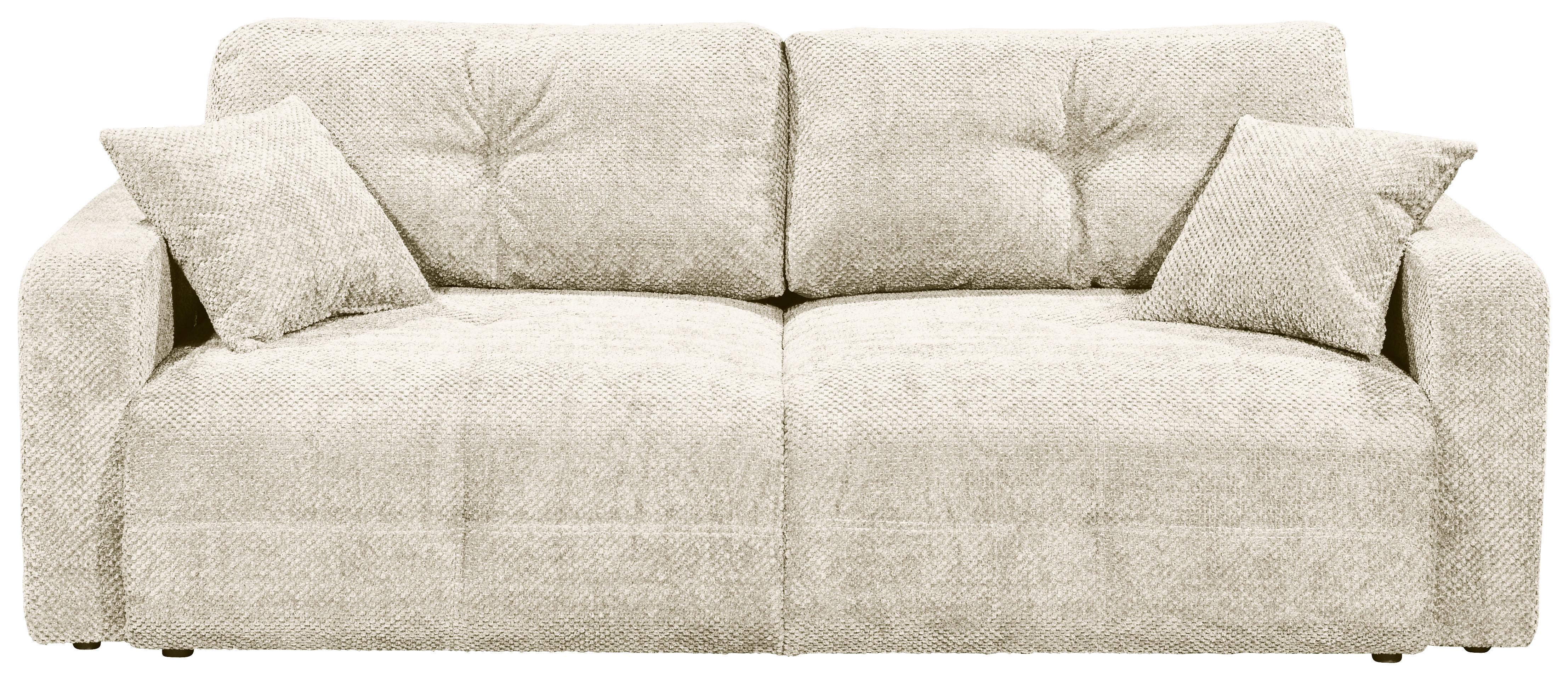 Schlafsofa Bullet Beige B: 235 Cm - Beige/Schwarz, KONVENTIONELL, Textil (235/88/120cm) - MID.YOU