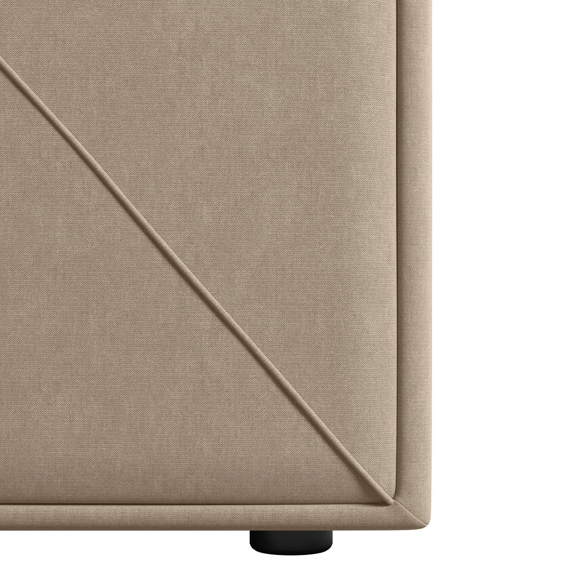 Boxspringbett Mit Bettkasten Oslo 180x200 Cm Beige - Beige/Schwarz, MODERN, Holz/Kunststoff (180/200cm) - MID.YOU