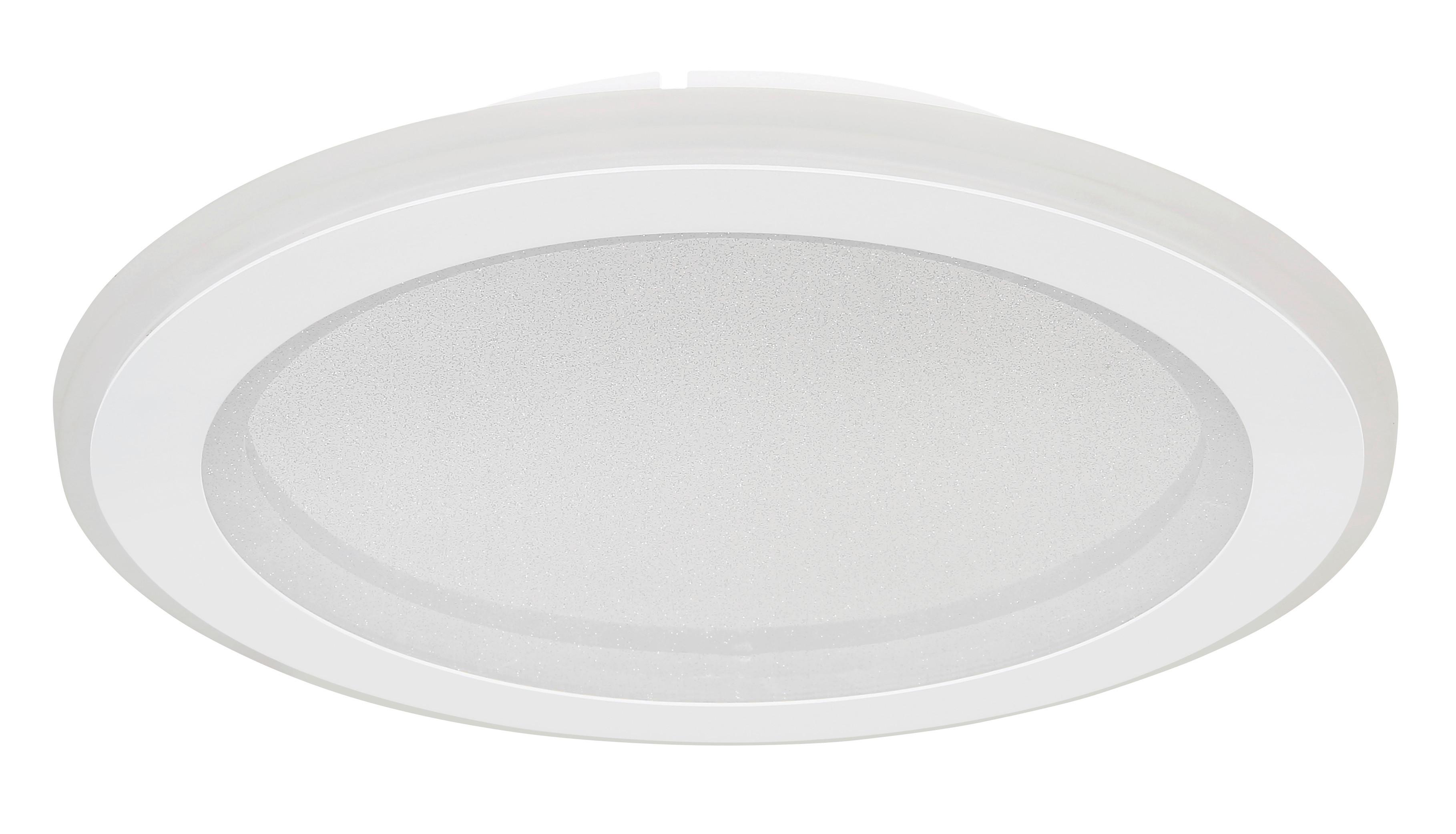 Led-deckenleuchte 48917-18 - Opal/Weiß, Design, Kunststoff/Metall (29,7/4,7cm) - Globo