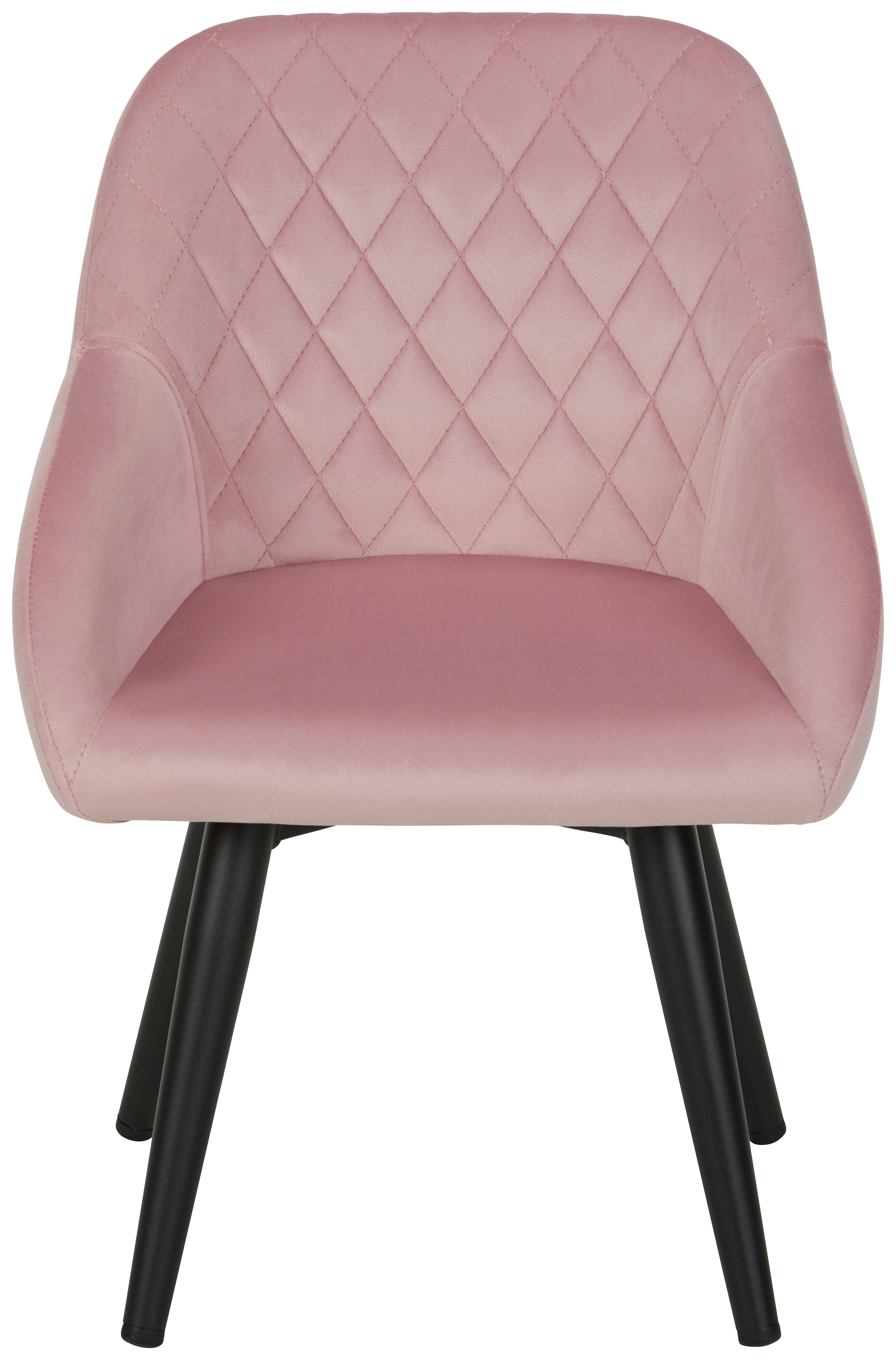 DĚTSKÁ ŽIDLE MAHE - růžová, Konvenční, kov/dřevo (32/55/33cm) - Mömax