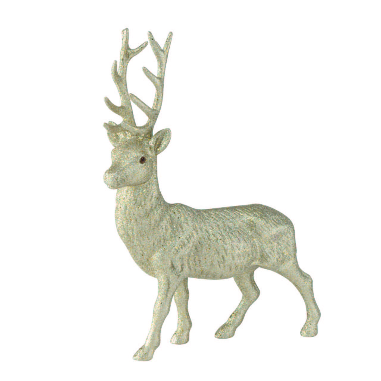 Dekohirsch Josa - Goldfarben, KONVENTIONELL, Kunststoff (24/7/40cm)