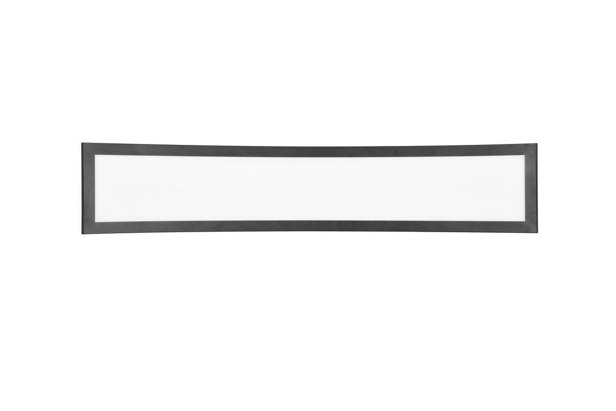 LED-Deckenleuchte 2600lm, 3000k - Schwarz, MODERN, Metall (76,5/15/13,5cm)