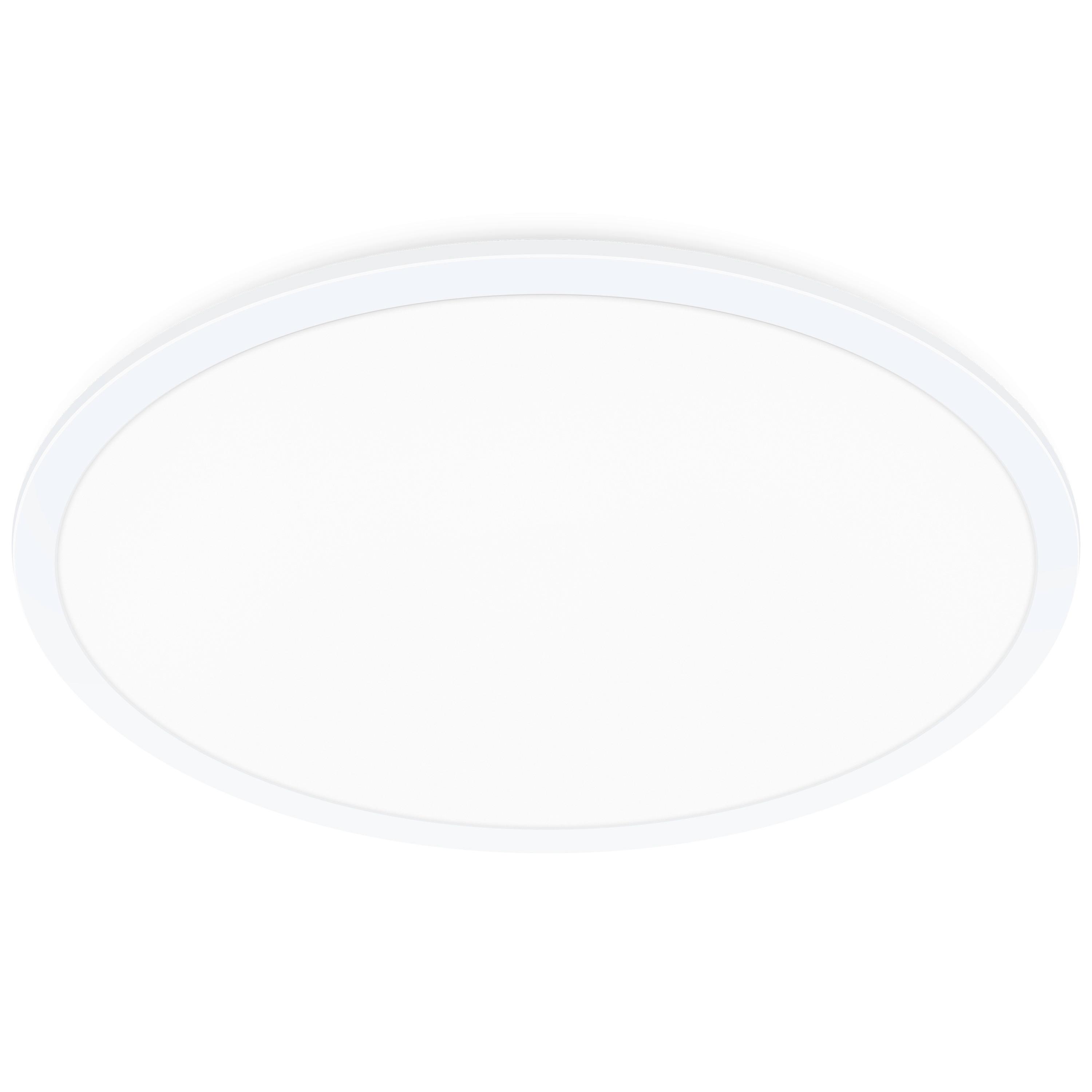 Led-deckenleuchte Oja Weiß D: 60 Cm - Weiß, Basics, Kunststoff (60/3,2cm) - Nordlux