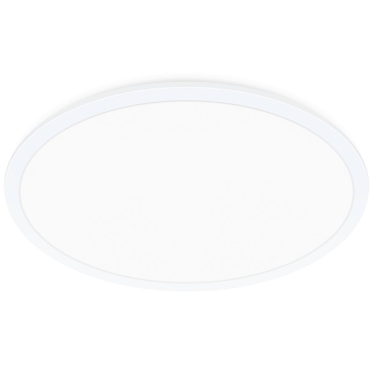 Led-deckenleuchte Oja Weiß D: 60 Cm - Weiß, Basics, Kunststoff (60/3,2cm) - Nordlux