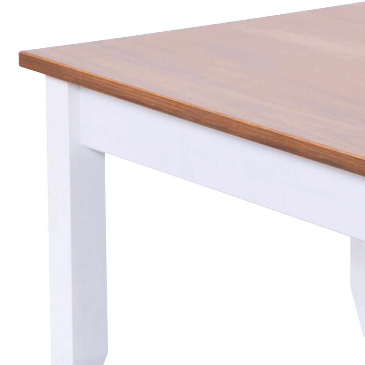 Jedálenský stôl WESTERLAND 160x90cm - biela, Lifestyle, drevo (160/90/80cm) - Carryhome