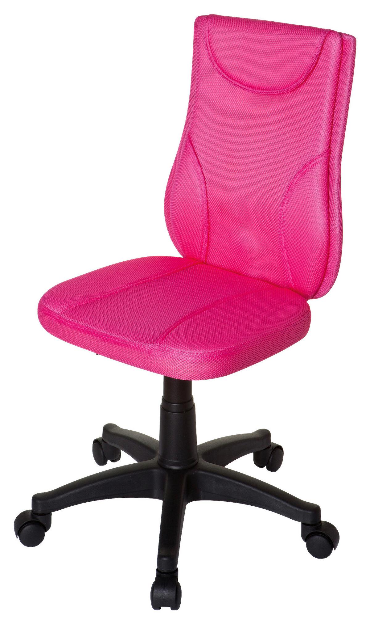 Jugenddrehstuhl Kiddy Base Pink - Pink, Basics, Kunststoff (46/84-94/40cm) - MID.YOU