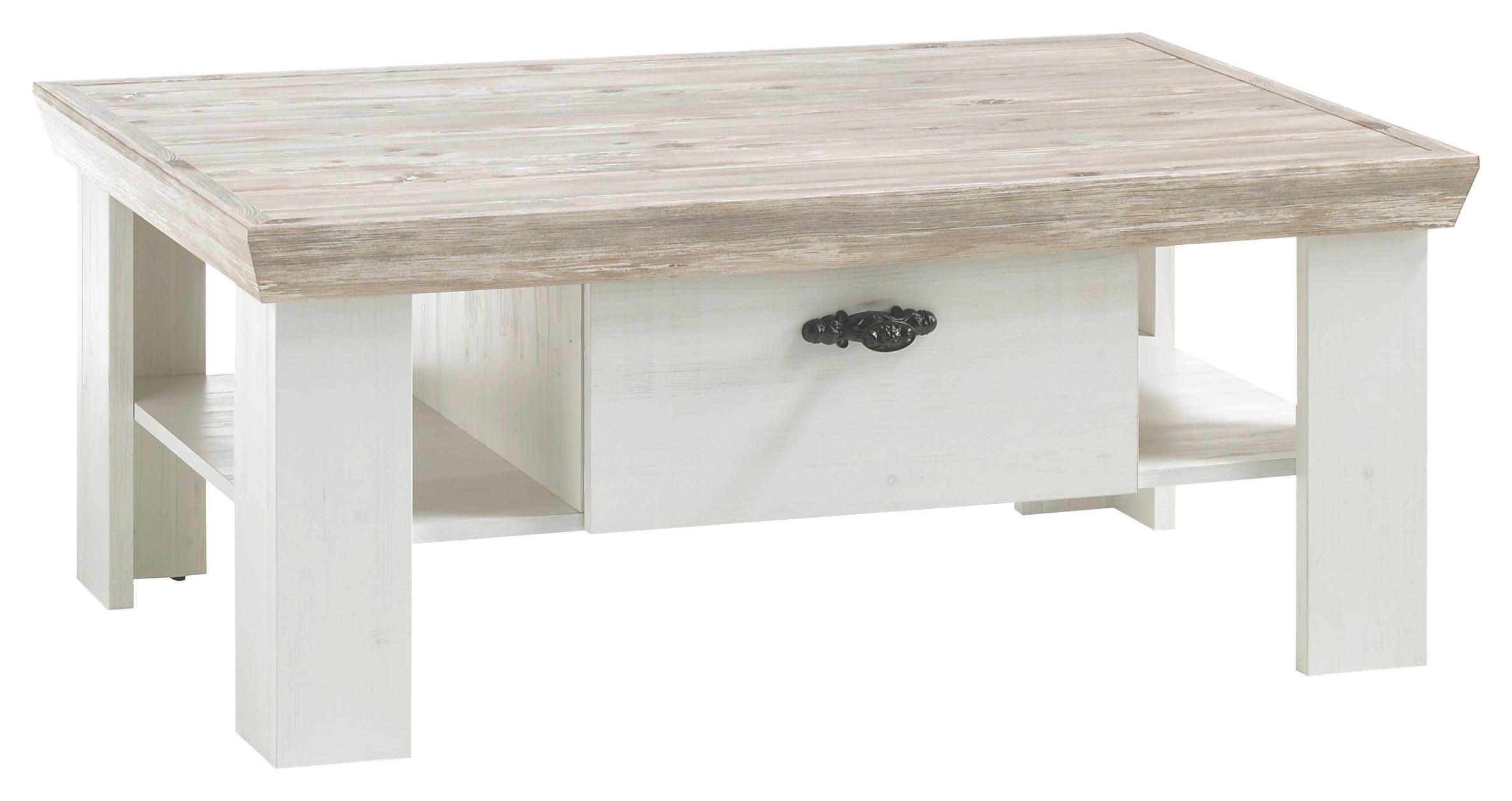 Couchtisch Florenz Pinienfarben/Hellbraun B:109cm - Hellbraun/Pinienfarben, Design, Holzwerkstoff (109/69/45cm) - MID.YOU