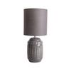 Tischlampe Grau 3188316 - Grau, KONVENTIONELL, Keramik/Textil (30cm) - Näve