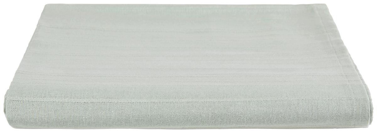 Tagesdecke Michelle 200x200 Cm Mint, Baumwolle, - Mintgrün, KONVENTIONELL, Textil (200/200cm) - Ondega