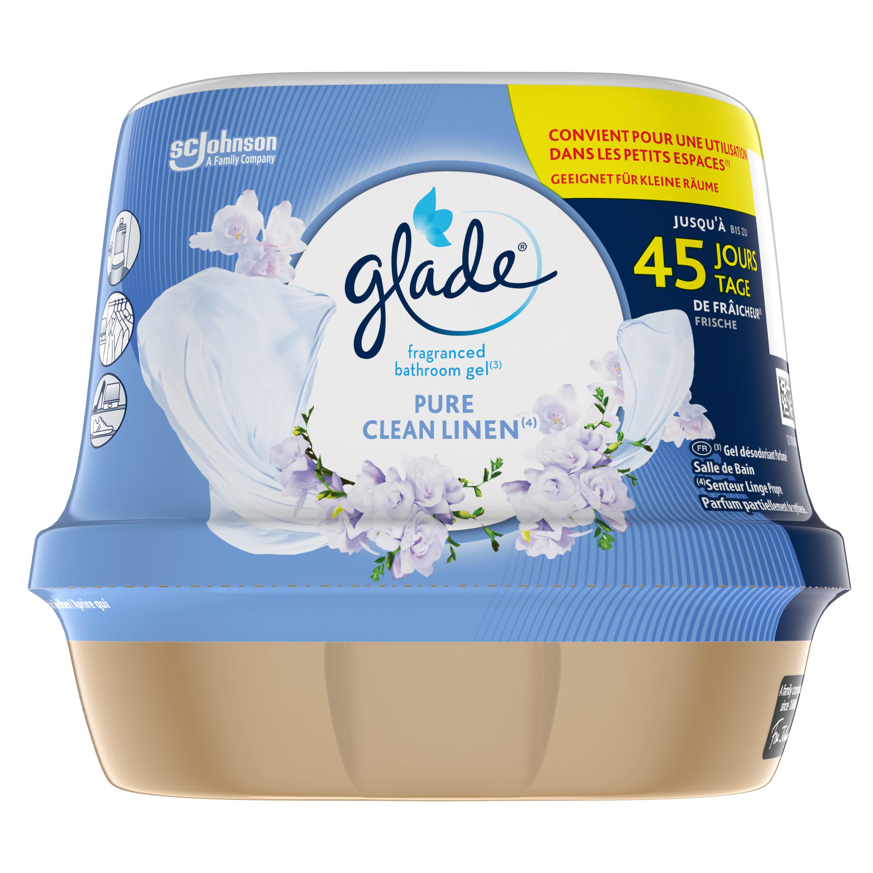 Raumduft Glade Duftgel Bad - Basics (10,5/9,4/6,8cm)