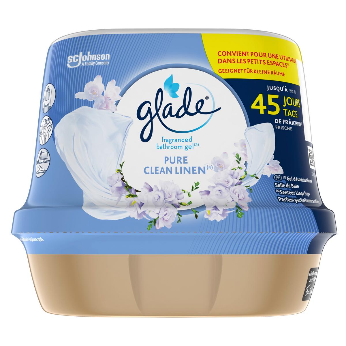 Raumduft Glade Duftgel Bad - Basics (10,5/9,4/6,8cm)