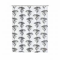 Duschvorhang in Schwarz Textil/Mischgewebe - Schwarz, Basics, Textil (180/200cm) - Spirella