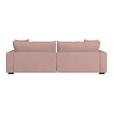 Megasofa Pelle-Megasofa - Wengefarben/Rosa, Trend, Textil (261/124cm) - Luca Bessoni