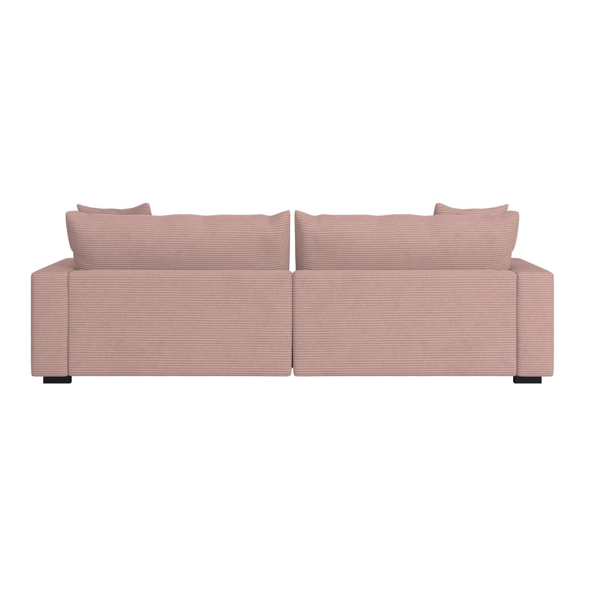 Megasofa Pelle-Megasofa - Wengefarben/Rosa, Trend, Textil (261/124cm) - Luca Bessoni