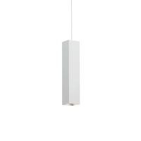LED-Hängeleuchte Sky H: 45/130 cm 1-Flammig - Weiß, KONVENTIONELL, Metall (6/45/130/6cm) - Ideal Lux