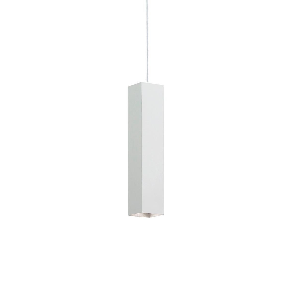 LED-Hängeleuchte Sky H: 45/130 cm 1-Flammig - Weiß, KONVENTIONELL, Metall (6/45/130/6cm) - Ideal Lux