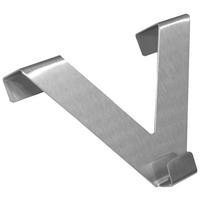 Tür- Und Fensterhaken Silberfarben H: 10 Cm - Silberfarben, Basics, Metall (10cm)