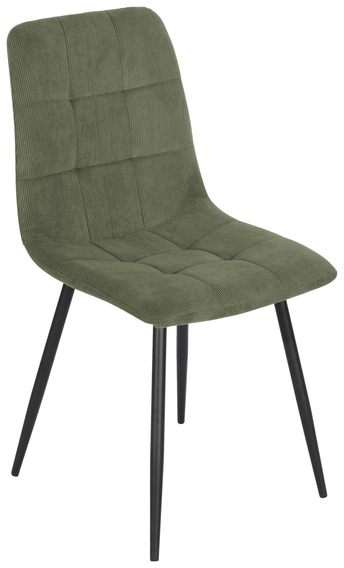 STOLIČKA NINO - čierna/zelená, Modern, kov/drevo (45/87/57cm) - Mömax