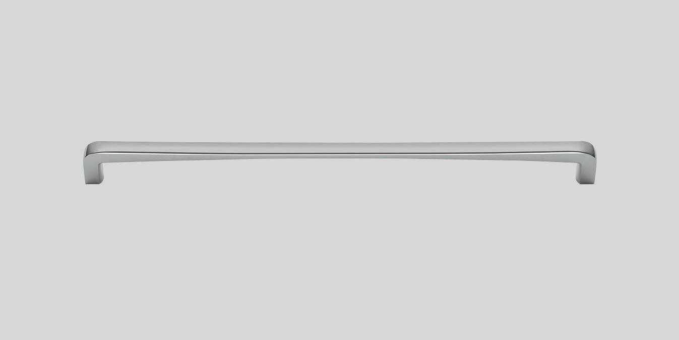 Bügelgriff Chrom Glanz Griffe - Chromfarben, MODERN, Metall - Vertico
