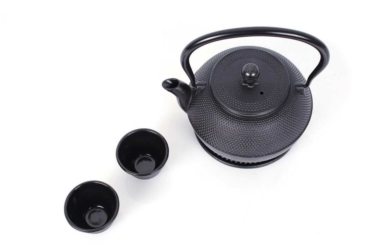 Teekannenset Ew-Ge-1704s - Schwarz, Basics, Metall (1100ml) - Echtwerk