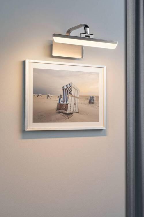 Bilderleuchte 95571 Alufarben, Warmweiß Mit 1x Led - Alufarben, Basics, Metall (30/12,5cm) - Paulmann