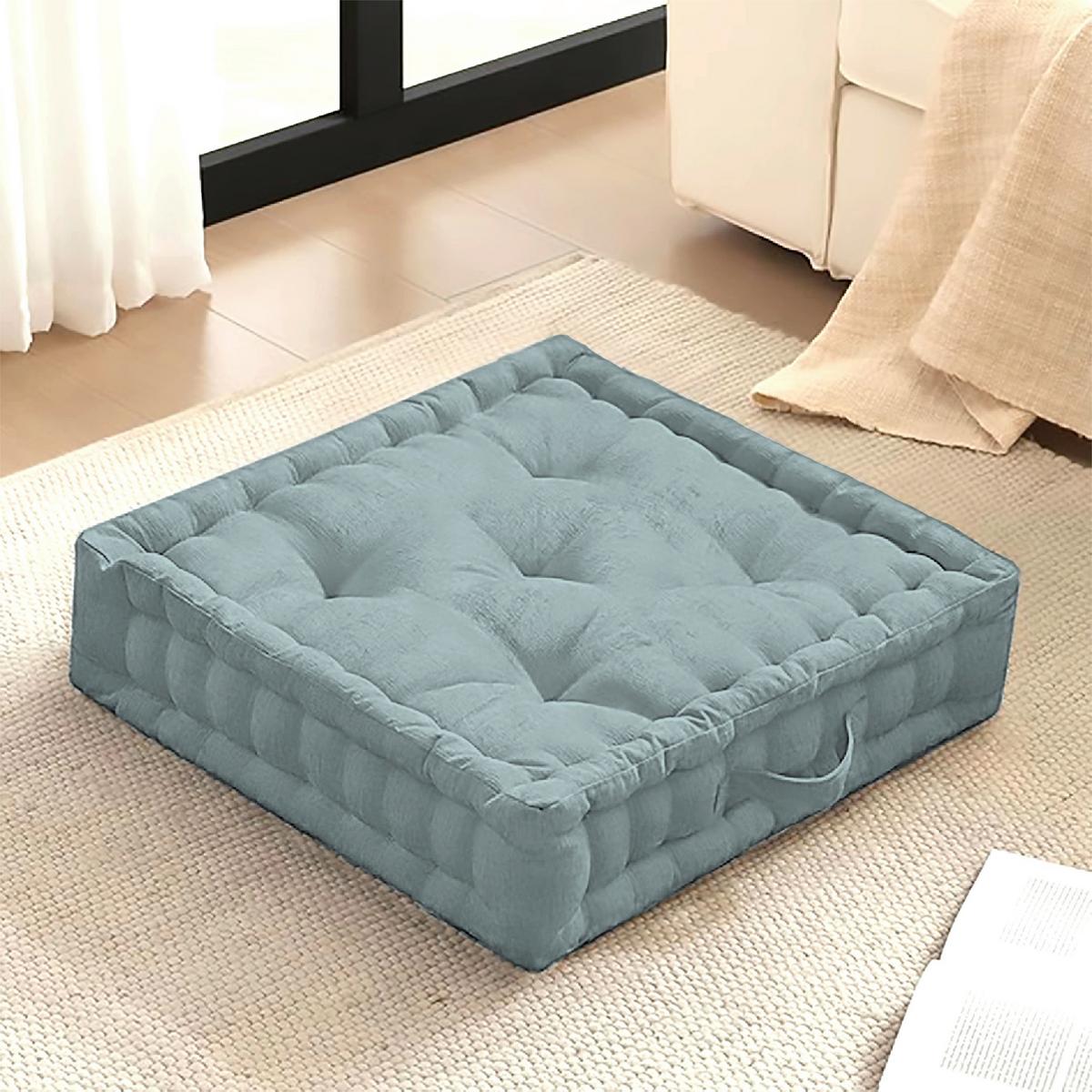 Ülőpárna Lianna Kb. 40/40cm - világoszöld, Modern, textil (40/40/8cm) - Luca Bessoni