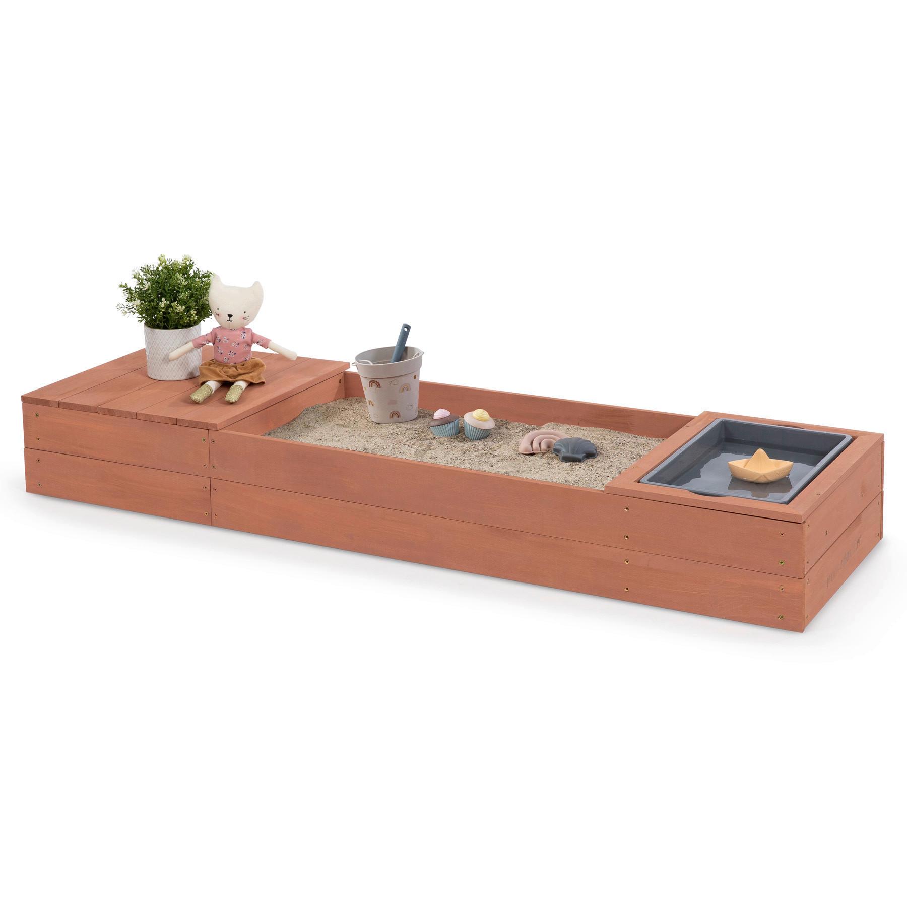 Sandkasten Muddy Buddy Holz, Lxbxh: 150x45x20 Cm