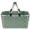 Einkaufskorb Gina - Grün, KONVENTIONELL, Kunststoff/Metall (41/29/21cm) - Ondega