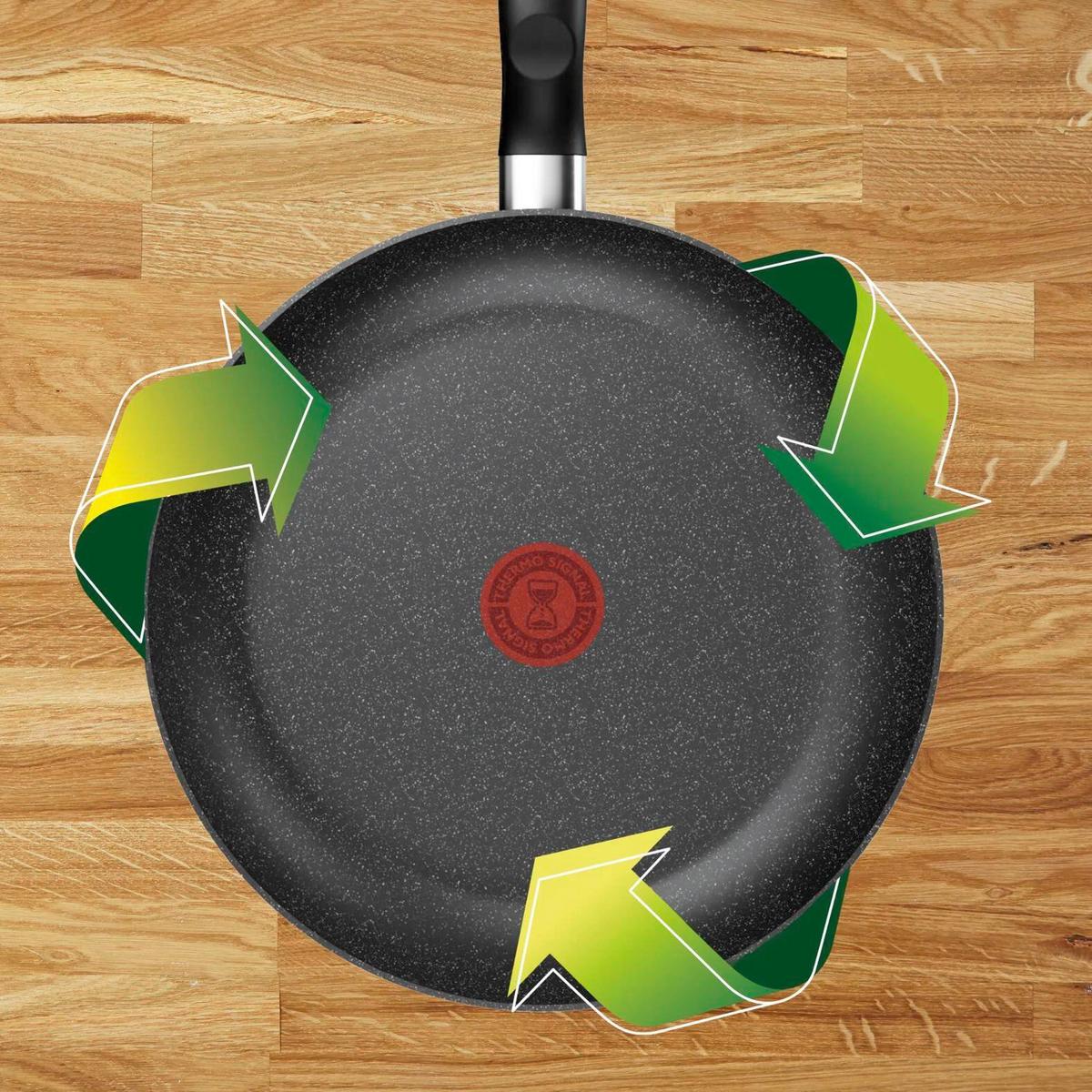 PFANNENSET DARK ESSENTIAL - Schwarz, Basics, Metall - Tefal