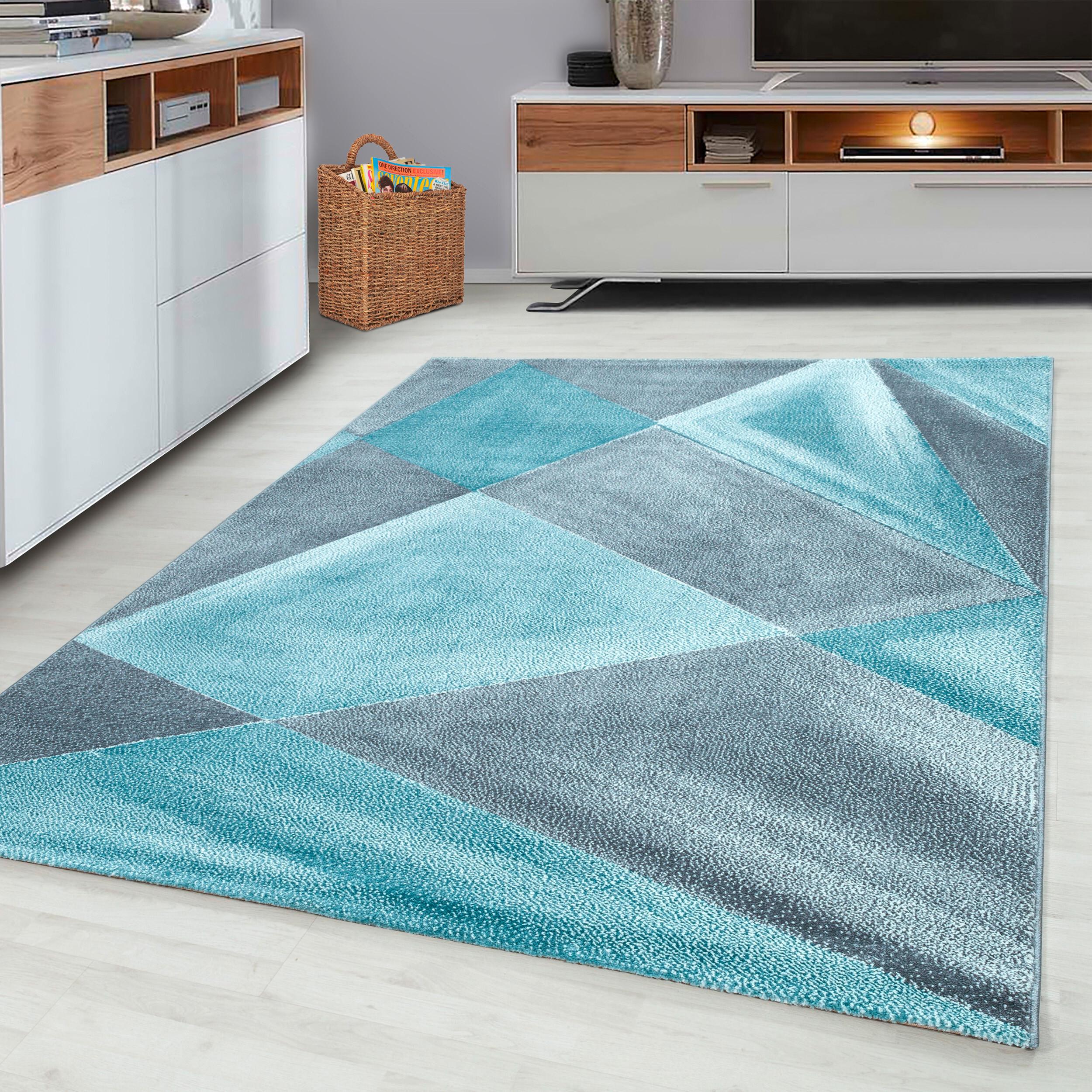 Läufer Beta - Blau, Basics, Textil (80/250cm) - Novel