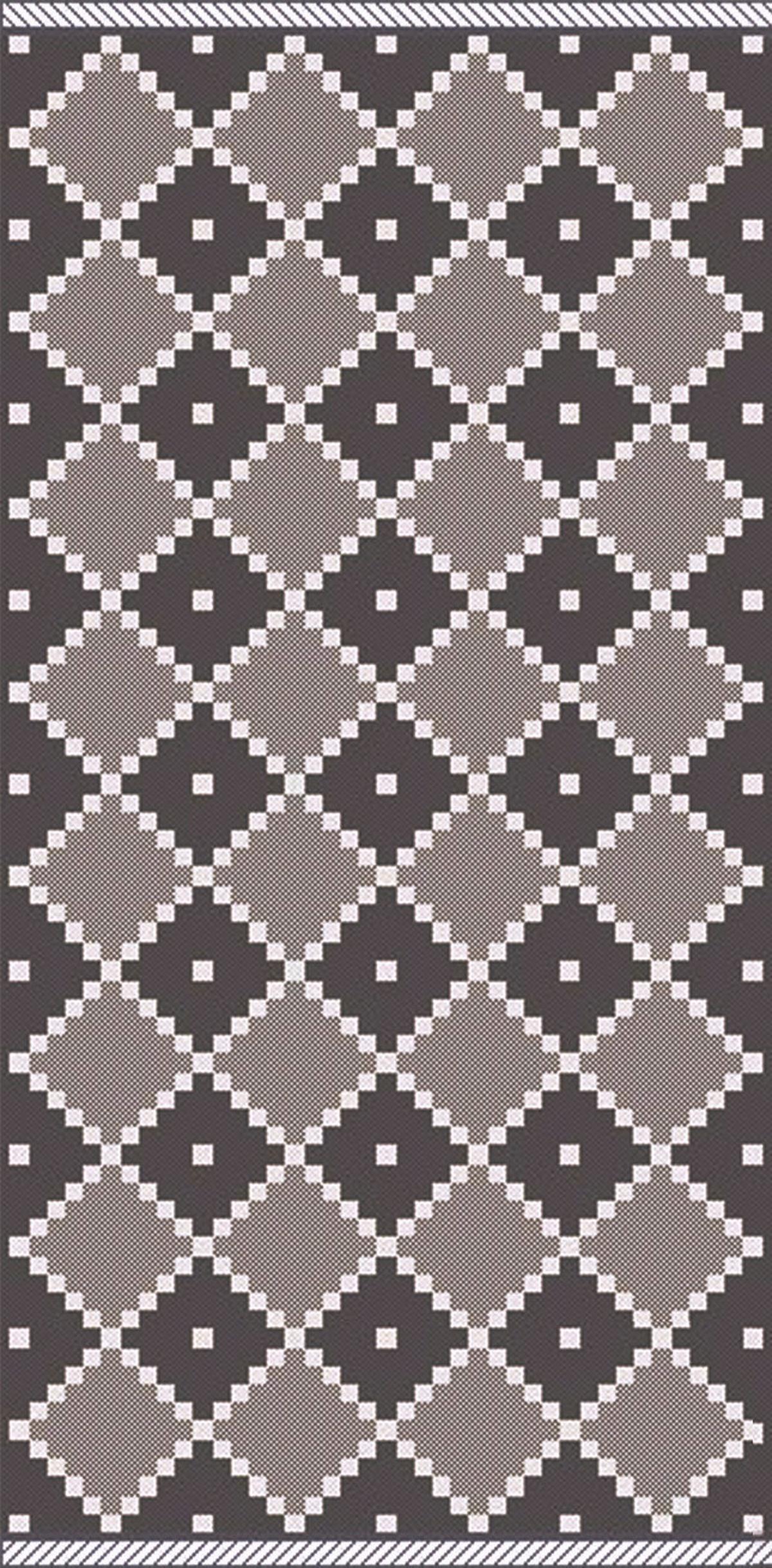 KOBEREC TKANÝ NA PLOCHO Phoenix 1, 80/150cm - šedá/antracitová, Moderní, textil (80/150cm) - Modern Living